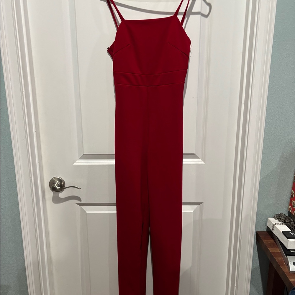 Joe & Elle Vibrant Red Jumpsuit, Sz S